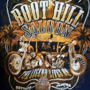 T-shirt with the motorcycle on it